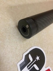 CF Barrel Cover with End Cap 1/2×20 Adapter for AEA HP SS Plus Pistol(10” Barrel