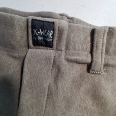 Devon Aire X-Wear Brown Knee Patch Pull On Breeches Pants XS 2647