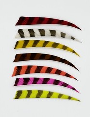 Trueflight Shield Cut Feathers – Left/Right Wing – 5 Inch – Barred Colors