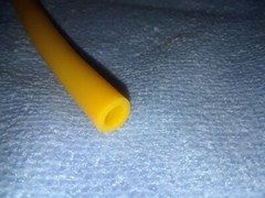 6 Feet Natural Latex /Surgical Tubing 1/4″id x 1/16″ wall x 3/8″od New Yellow