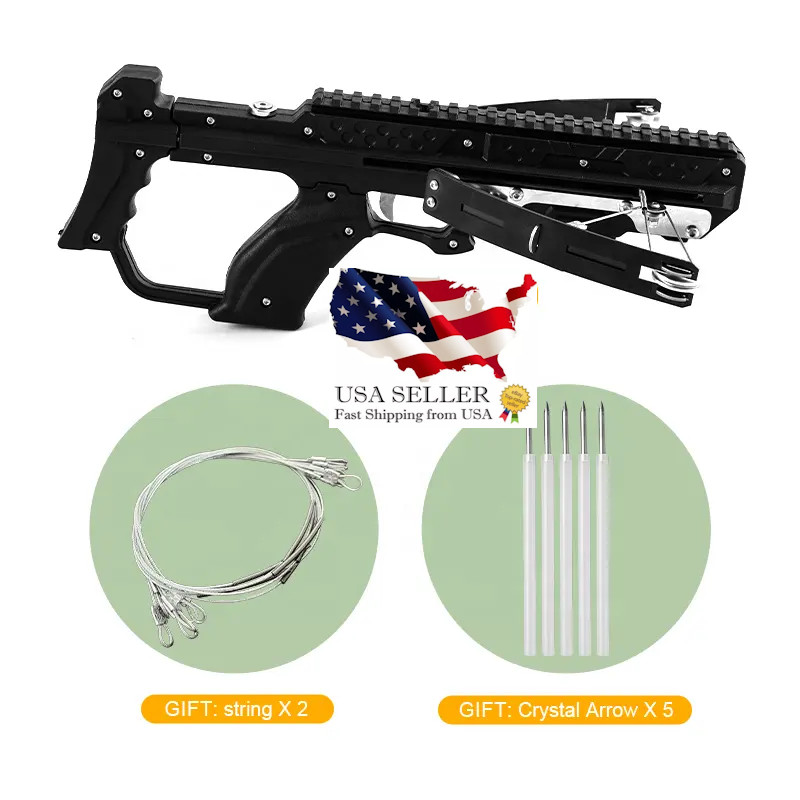 v39 mini slingshot toy play new black metal
