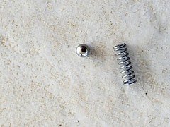 Benjamin 340, 342, 347 spring & bearing for safety tab (only)