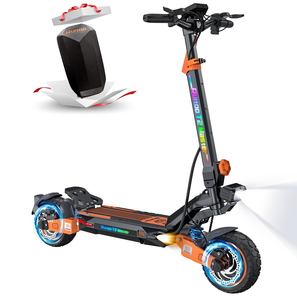 Ruitoo 3200W Dual Motor Electric Scooter Adult Folding E-Scooter 35 MPH 40 Miles