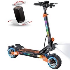 Ruitoo 3200W Dual Motor Electric Scooter Adult Folding E-Scooter 35 MPH 40 Miles