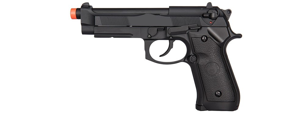 Double Bell M92 Gas Blowback Airsoft Pistol – Black | 320–330 FPS