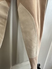 Equi Star Unisex Kids Tan Knee Patch Jodhpurs Riding Breeches Pants Size 10 EUC