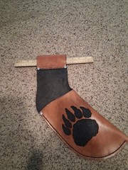 Handcrafted And Handtooled Traditional Archery Belt / Hip / Side Quiver
