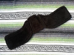 Total Saddle Fit – STRETCHTEC Dressage Girth – 22″ – Black w/ Fleece Liner