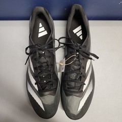 Adidas Distancestar Spikes Track & Field Shoes Men 13 Black White Lace Up IG9906