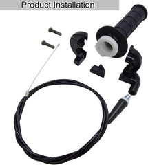 NEW 7/8″ Twist Throttle Grip Cable Kit for 50cc-250cc Dirt Bike ATV Mini Bike