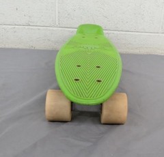 Yocaher Punked City Cruiser New York Skateboard Molded Green Plastic Skateboard