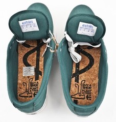 etnies Jameson 2 ECO TFTF Skateboard BMX Skate Shoes US 12 Green Cork Insole NOS