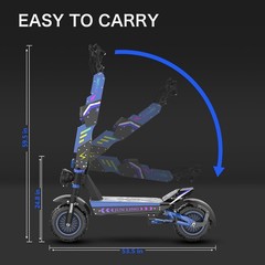 NFC APP 6000W High Power Electric Scooter 52 Miles Range, 45MPH 60V Music Player