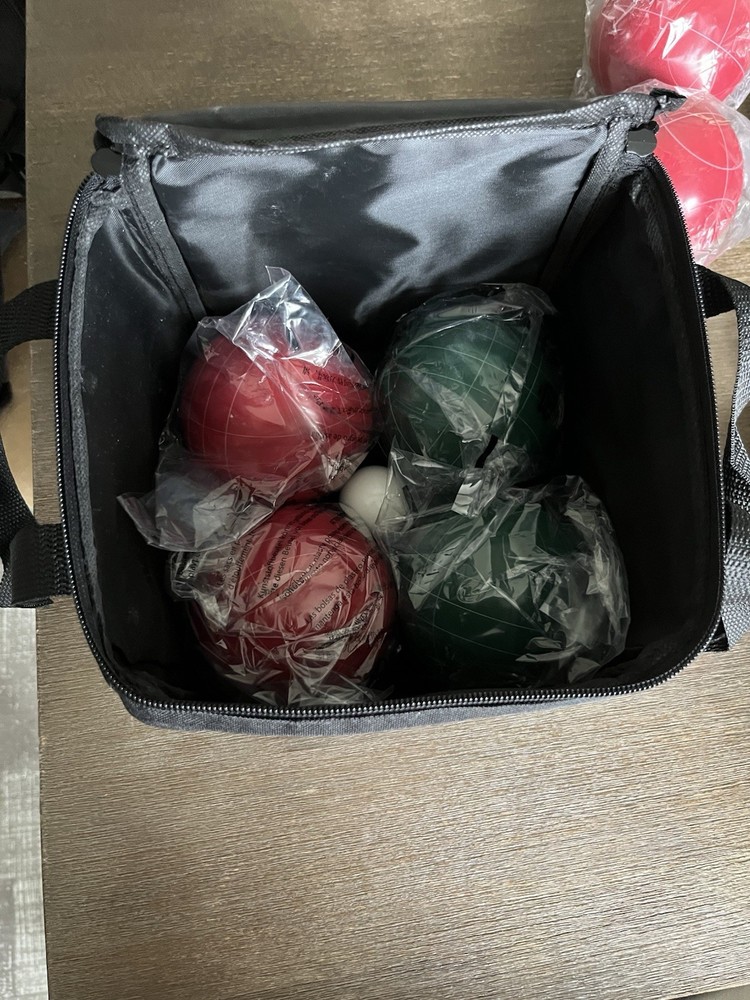 100mm Bocce Ball Amazon Essentials 8 Balls With Carrying Case