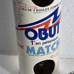 Vintage OBUT Bocce Ball La Boules “Match 700”. S34. 73mm 700 Poids