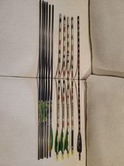 Easton ST Epic 340 Spine Carbon Arrow Shafts/Ethics Stainless .231 inserts