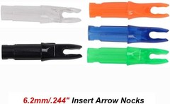 Eco-Friendly Multi-Color Archery Nocks – 50 Durable Inserts for All Seasons