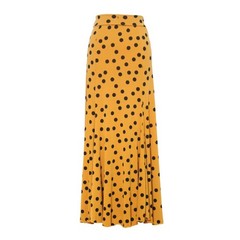 FF-2501 Spain High-Waist Skirt, Mustard (Mail ok for 1)
