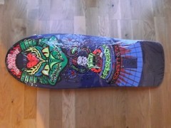 NOS 1989 SCHMITT STIX GARY VALENTINE THE WIZARD EVIL GENIUS SKATEBOARD DECK