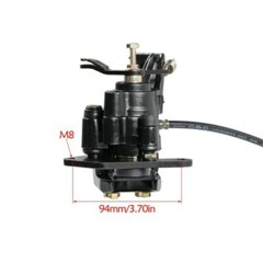 Go Kart Front End Kit Hydraulic Disc Brake Assembly 4 Stud Hub Spindles ATV Quad