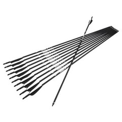 Archery Hunting Carbon Arrows for Recurve Compound Bow Target Practice Outdoor
