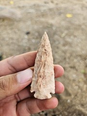 Keokuk Chert Arrowhead/ Atlatl Point