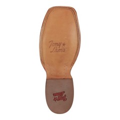Tony Lama Lowden Square Toe Cowhide Mens Brown Wide Cowboy Western Boots