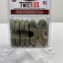 LimbSaver TwistLox Limb Dampeners 4-Pack Crossbow Compound Bow Camo USA NEW