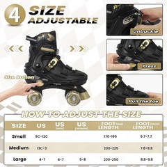 Adjustable Roller Skates for Kids Boys Girls- Teen Youth Age 4-16 – Cool Raci…