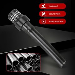 Gas Fuel Tank Cap Breather Tube, CNC Aluminum Alloy Air Vent Hose 1 PCS Black