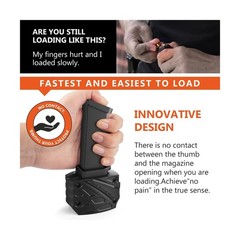 Ludex Magazine Speed Loader for Glock 9mm/.40.Fits Glock 17,18,19,22,23,24,26…