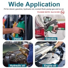 6AN Fuel Line, 6AN 3/8 inch CPE Fuel Hose, 10FT Transmission/Oil 6AN-10FT