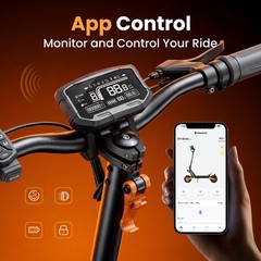 Dual Motor Electric Scooter Adults 1600W Off-road E-Scooter 32MPH 35Miles W/ APP