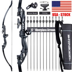 Archery 54″ Takedown Recurve Bow for Right Hand Beginner Target Hunting Bow