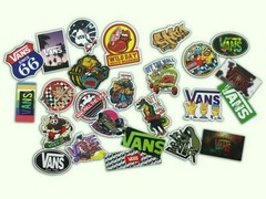 100 Pack Vans Skateboard Sticker bomb Vinyl Laptop Luggage Graffiti Decals Lot