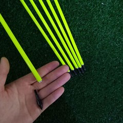 31″ Pure/Mixed Carbon Arrows 2″ Vane Spine 350-500 Compound Recurve Bow Hunting
