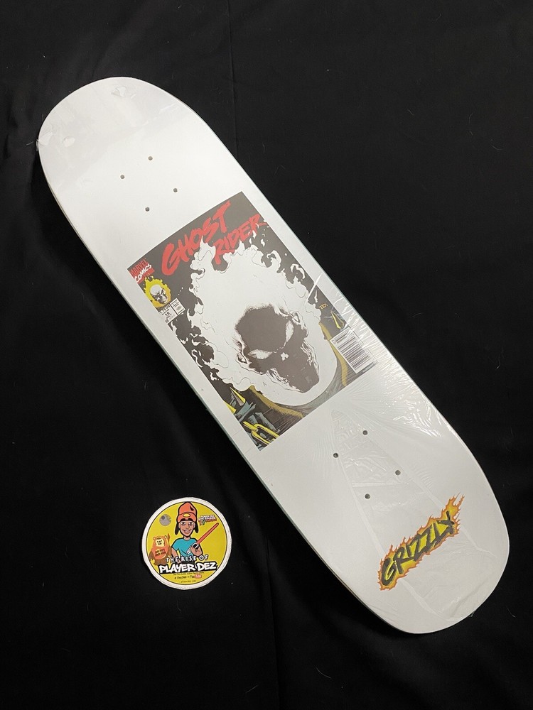 RARE Grizzly Marvel Ghost Rider Comic Book Cruiser Skateboard Deck Limited