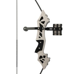 Mini Recurve Bow Arrows Set Target Paper Archery Practice Shooting Kids Toy Gift