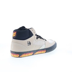 Etnies Screw Vulc Mid X Santa Cruz Mens Beige Skate Inspired Sneakers Shoes 9