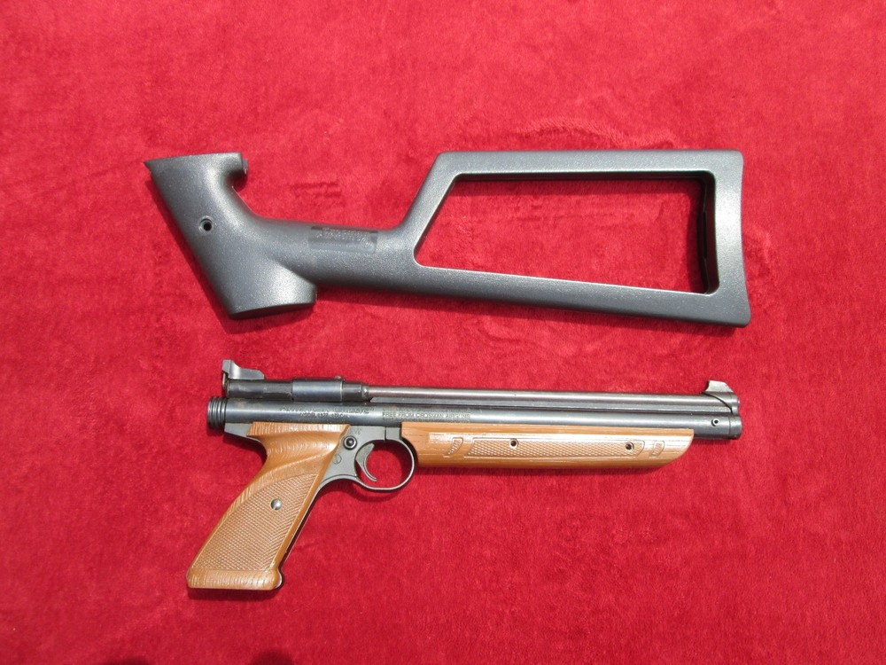Vintage Crosman American Classic Model 1377 .177 Cal Air Pistol & Rifle Stock