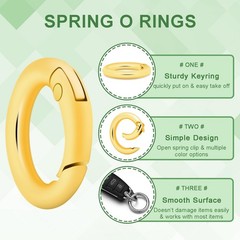 CooBigo 16 Pack 11mm Inner Dia. ; Outer 18mm, 3/8 Black 16pcs
