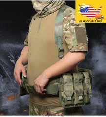 【US STOCK】 Russian A-10 Tactical FG Chest Rigs Multi-functional Belt Bag