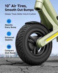 Off-road Electric Scooter Adults 1000W Folding E-Scooter with APP 31MPH 48V 13Ah