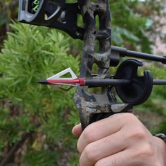 12Pcs 100Grain Broadheads 3Blade Arrow Tips Compound Bow Crossbow Outdoor Sports