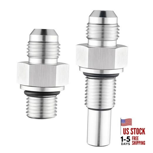 6AN Male Flare to 1/4″ NPSM Fitting, 4L80E Transmission Cooler Line AN
