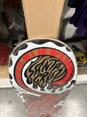 Salba Santa Cruz Tiger Pop deck Skateboard 8.0 rare