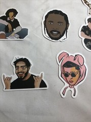 50PCS Popular Singers – Stickers For Laptop, Skateboard, Fridge