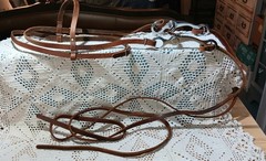 New Leather Horse Bridle Wih Bit Used For Decor Purposes Unknown Type