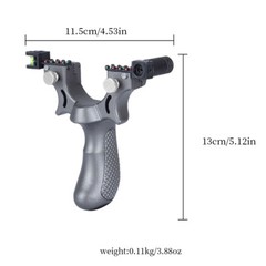 US 2-4 Pcs Professional Catapult Laser Slingshot Hunting Rubber Aim Point Target