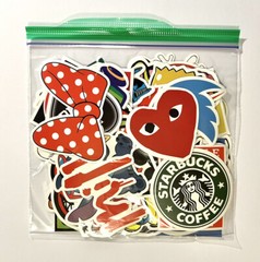 Lot 55 Random Vinyl Laptop Skateboard Stickers